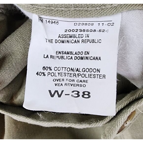 Duck Head Shorts Mens 38 Beige Khaki Pleated Casual Preppy Grandpa Vintage - Picture 3 of 9